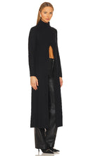 SOVERE Souvenir Knit Maxi Sweater in Black