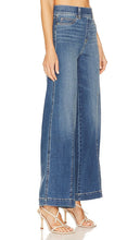 SPANX Seamed Front Wide Leg Jean in Denim-Medium