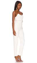 superdown Naomi Belted Jumpsuit in White
