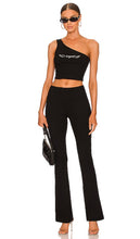 superdown Angel Rhinestone Pant Set in Black - superdown - Ensemble pantalon à strass Angel en noir - superdown Angel 黑色水钻长裤套装 - superdown Angel Strass-Hosenset in Schwarz - superdown 엔젤 라인스톤 팬츠 세트 블랙 색상 - Set di pantaloni con strass Angel superdown in nero