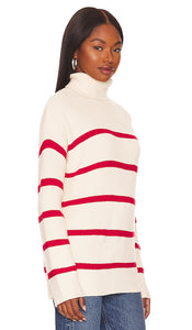 superdown Robyn Stripe Sweater in Ivory