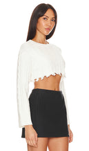 superdown Adelita Crop Sweater in Ivory