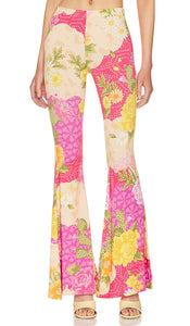 SPELL Joshua Tree Bells Pant in Pink - Pantalon SPELL Joshua Tree Bells en rose - SPELL Joshua Tree Bells 粉色长裤 - SPELL Joshua Tree Bells Hose in Rosa - SPELL 조슈아 트리 벨 팬츠 - Pantaloni SPELL Joshua Tree Bells in rosa