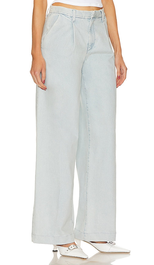 SPRWMN Pleated Trouser in Blue