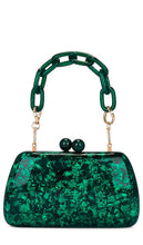 Serpui Josephine Clutch in Teal