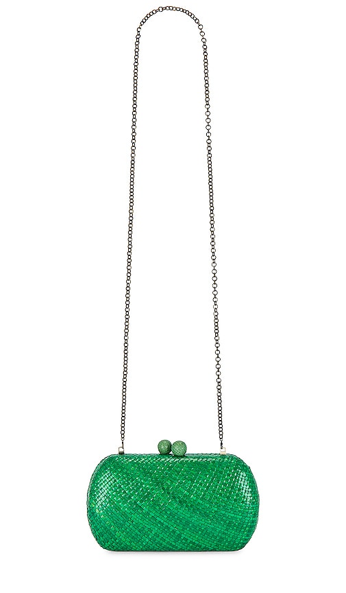 Serpui Clara Clutch in Green