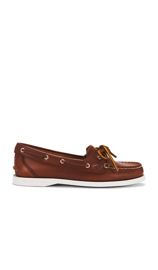 Sperry Ao 1 Eye Loafer in Brown | Brown Loafers & Oxfords Flats for Women