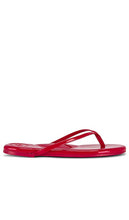 Solei Sea Indie Sandal in Red | Patent Red Flat Sandals for Women