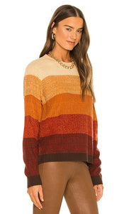 Stitches & Stripes Marli Pullover in Burnt Orange