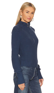 Stitches & Stripes Summit Half Zip in Navy