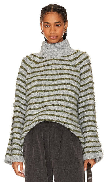 Stitches & Stripes Flynn Turtleneck in Grey - Stitches & Stripes - Flynn - Col roulé - Gris - Stitches & Stripes Flynn 灰色高领毛衣 - Stitches & Stripes Flynn Rollkragenpullover in Grau - Stitches & Stripes 플린 터틀넥 그레이 색상 - Dolcevita Stitches & Stripes Flynn in grigio