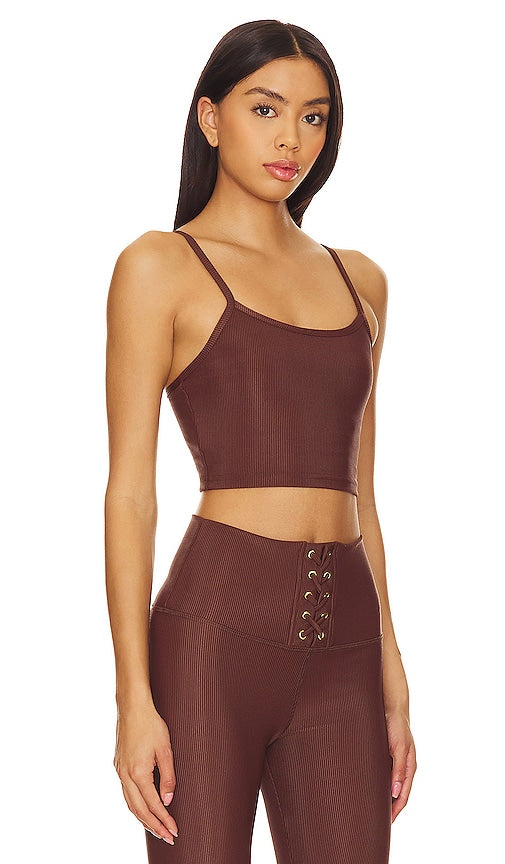 STRUT-THIS X Chantelle Paige-Mulligan The Melrose Bra Top in Chocolate