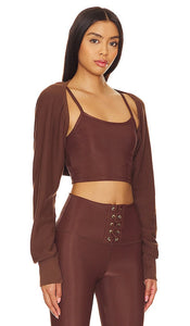 STRUT-THIS x REVOLVE The Shrug in Chocolate