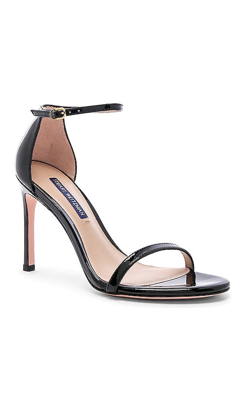 Stuart Weitzman Nudistsong Heel in Black