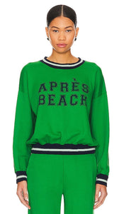 SUNDRY Aprs Beach Sweatshirt in Green - SUNDRY Aprs Beach Sweatshirt en vert - SUNDRY Aprs 绿色海滩运动衫 - SUNDRY Aprs Strand-Sweatshirt in Grün - SUNDRY Aprs Beach 스웨트셔츠 색상 - Felpa da spiaggia SUNDRY Aprs in verde