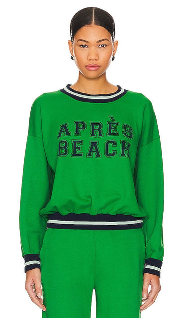 SUNDRY Aprs Beach Sweatshirt in Green - SUNDRY Aprs Beach Sweatshirt en vert - SUNDRY Aprs 绿色海滩运动衫 - SUNDRY Aprs Strand-Sweatshirt in Grün - SUNDRY Aprs Beach 스웨트셔츠 색상 - Felpa da spiaggia SUNDRY Aprs in verde