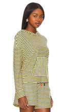 SUNDRY Crop Hoodie in Yellow