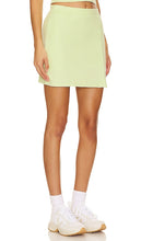 SUNDRY High Waist Mini Skort in Lemon