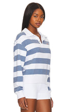 SUNDRY Sail Collar Sweatshirt in White
