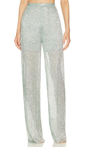 Sabina Musayev Mark Pant in Blue - Pantalon Mark Sabina Musayev en bleu - Sabina Musayev Mark 蓝色长裤 - Sabina Musayev Mark Hose in Blau - Sabina Musayev 마크 팬츠 - Pantaloni Mark di Sabina Musayev in blu