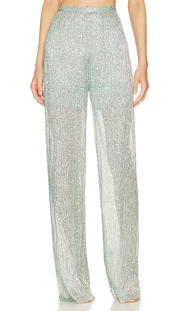 Sabina Musayev Mark Pant in Blue - Pantalon Mark Sabina Musayev en bleu - Sabina Musayev Mark 蓝色长裤 - Sabina Musayev Mark Hose in Blau - Sabina Musayev 마크 팬츠 - Pantaloni Mark di Sabina Musayev in blu