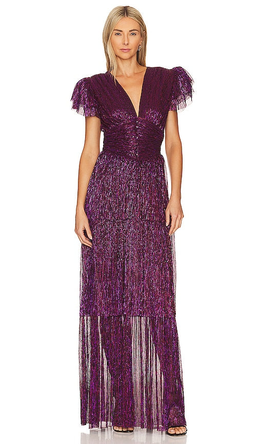 Sabina Musayev Sarah Gown in Purple - Robe Sabina Musayev Sarah en violet - Sabina Musayev 紫色礼服 - Sabina Musayev Sarah Kleid in Lila - Sabina Musayev 사라 드레스 - Abito Sarah di Sabina Musayev in viola