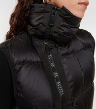 Sacai Asymmetric quilted down vest