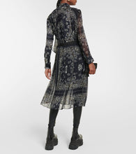 Sacai Bandana-printed midi dress