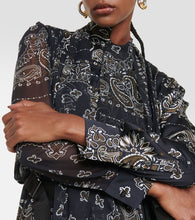 Sacai Bandana-printed midi dress