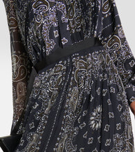 Sacai Bandana-printed midi dress