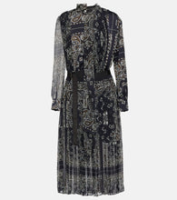 Sacai Bandana-printed midi dress
