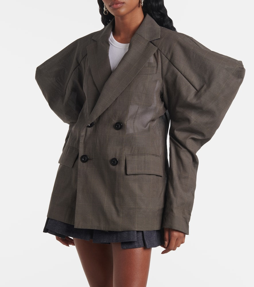 Sacai Cotton voile blazer