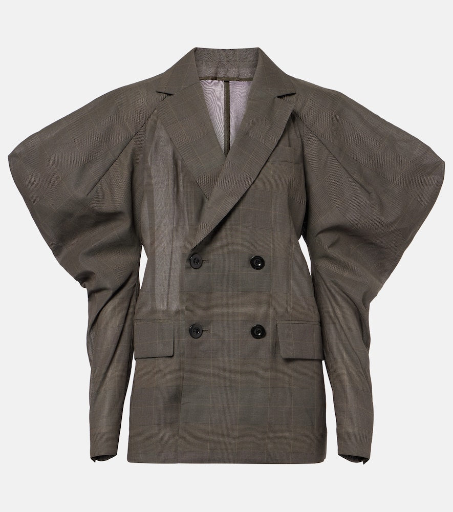 Sacai Cotton voile blazer