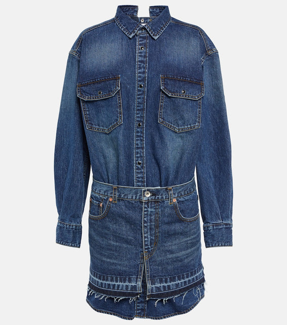 Sacai Denim shirt dress