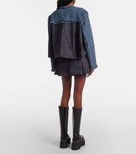 Sacai Denim tweed jacket