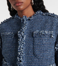 Sacai Denim tweed jacket