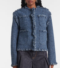 Sacai Denim tweed jacket