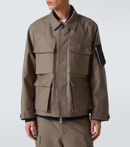 Sacai Layered cotton jacket