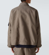 Sacai Layered cotton jacket