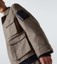 Sacai Layered cotton jacket