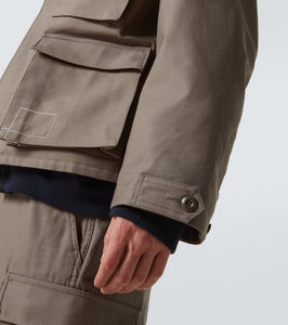 Sacai Layered cotton jacket