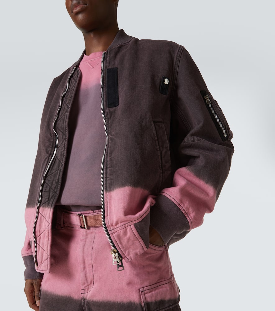 Sacai Ombr√É¬© cotton blouson