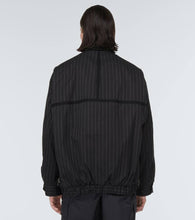 Sacai Pinstriped cotton jacket