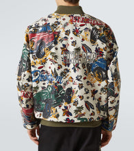 Sacai Printed cotton bomber jacket