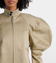 Sacai Puff-sleeve cotton chino jacket