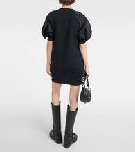 Sacai Sponge cotton-blend minidress