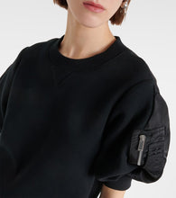 Sacai Sponge cotton-blend minidress