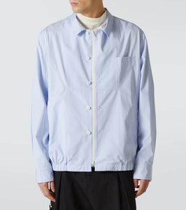 Sacai Striped cotton jacket