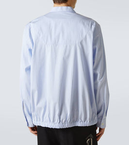 Sacai Striped cotton jacket