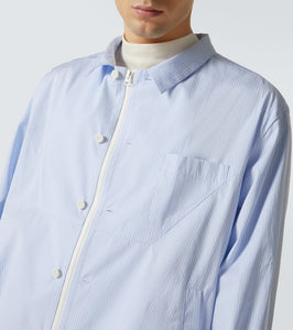 Sacai Striped cotton jacket